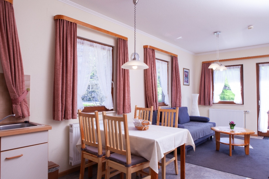 Küche, Essbereich, Wohnzimmer, Schwarzwald, Haus Keller Ferienwohnungen