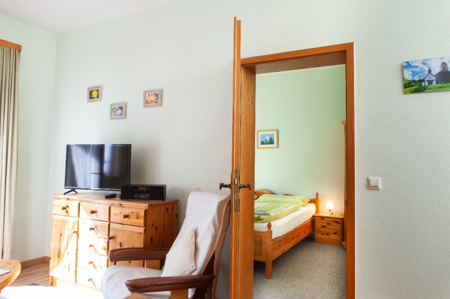 Schlafzimmer, Wohnzimmer, Schwarzwald, Haus Keller Ferienwohnungen