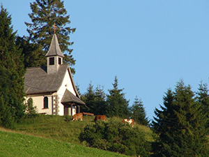 Todtnauberg Südschwarzwald -  Kapelle im Sommer